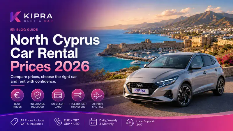 North Cyprus Car Rental Prices 2026: Real Data, No Hidden Fees