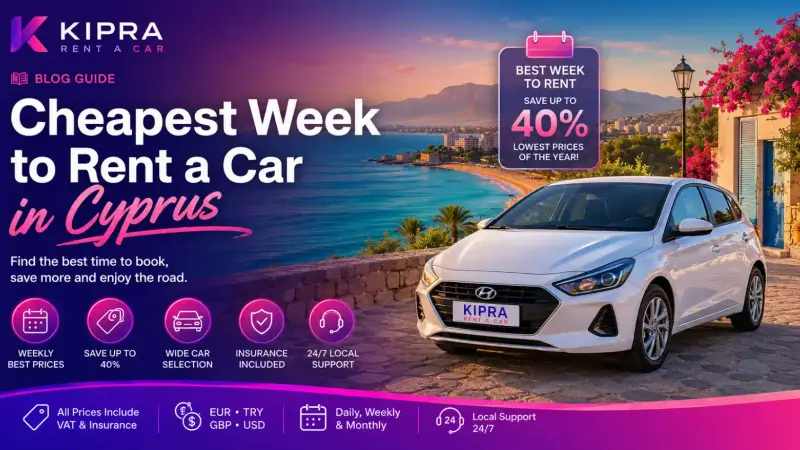 When Is the Cheapest Week to Rent a Car in Cyprus? The Honest Math